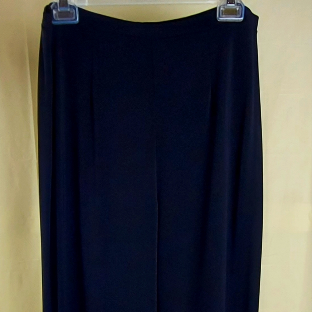 Wide Leg Navy Pants Size Large
